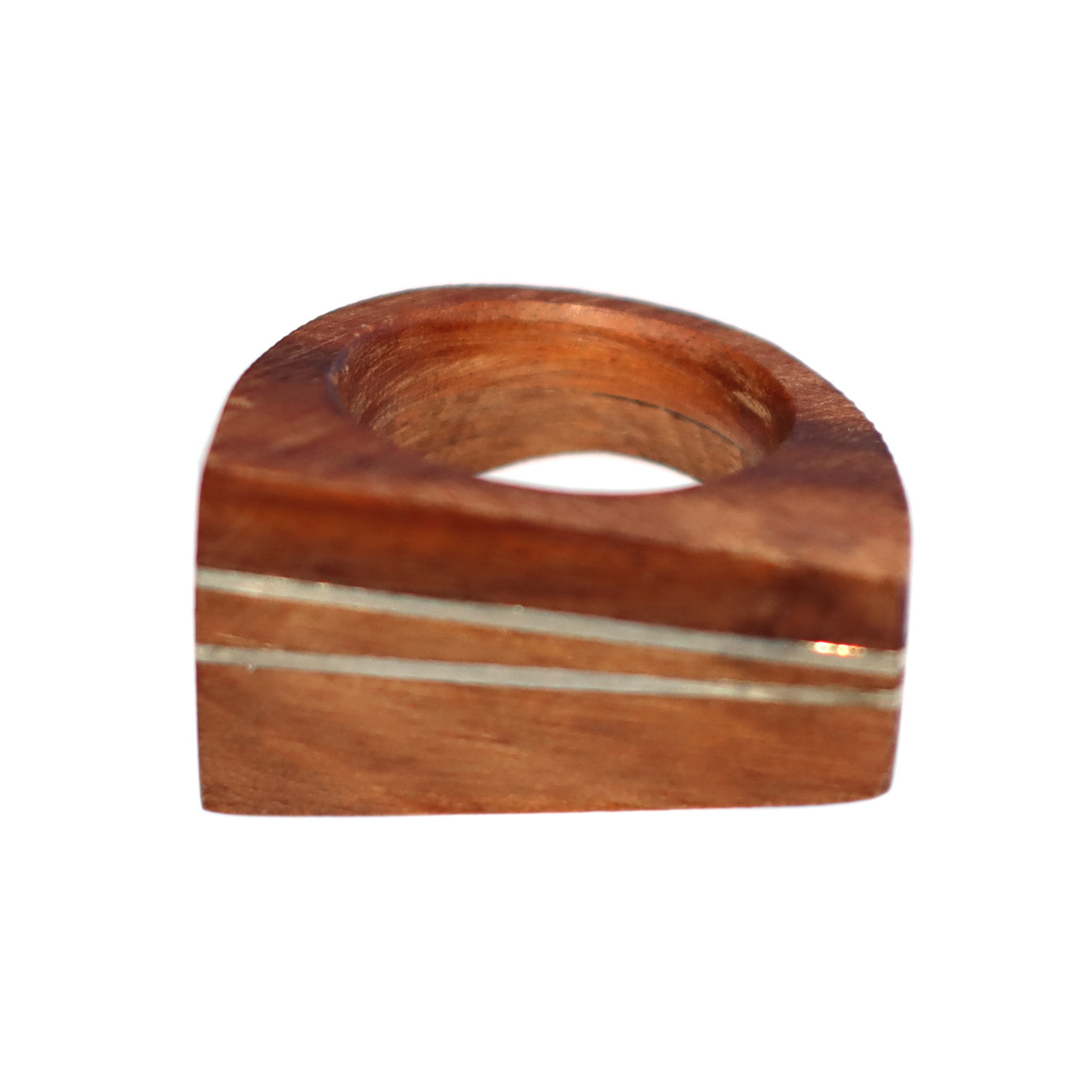Anillo de coihue y plata 950