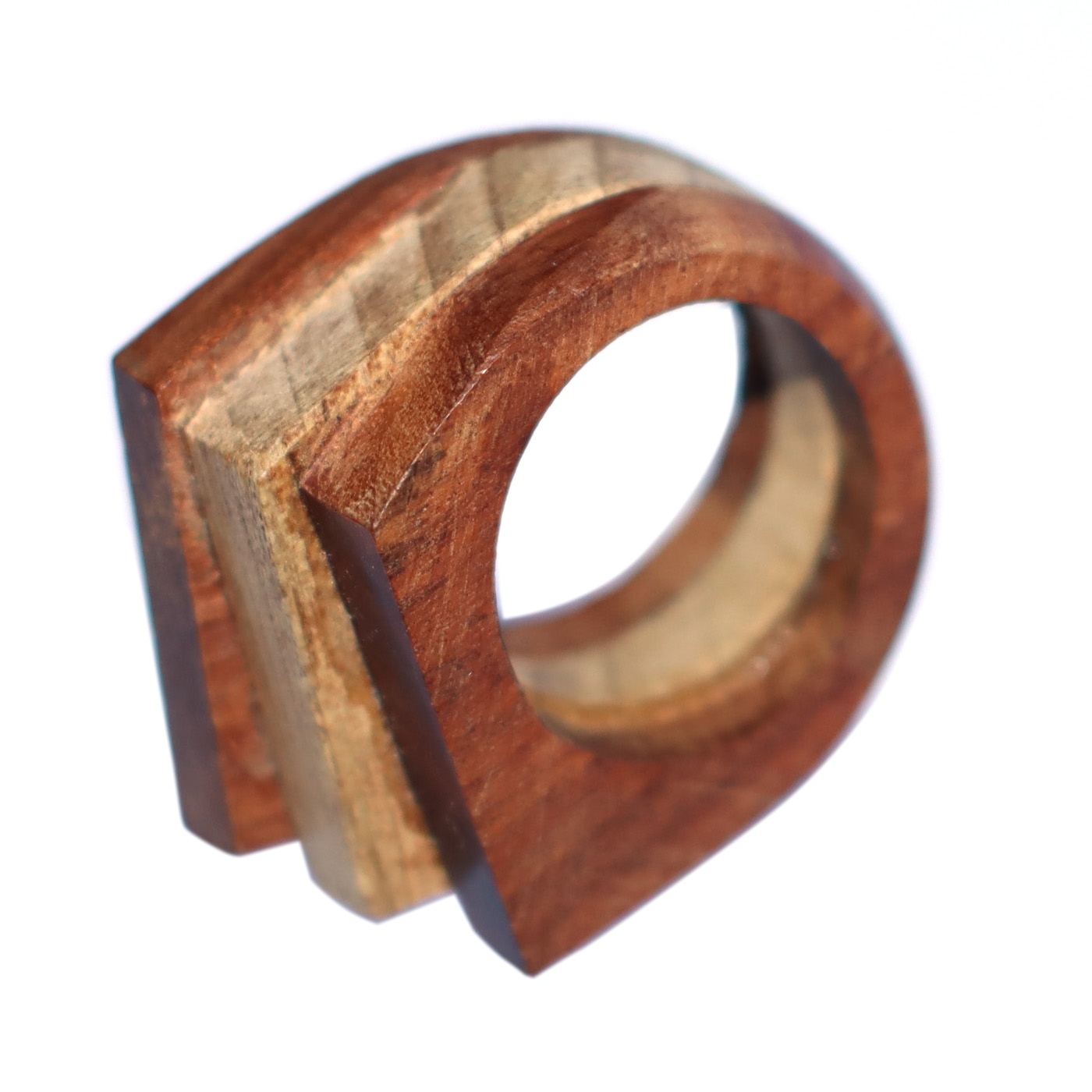 Anillo coihue, laurel, luma y plata 950