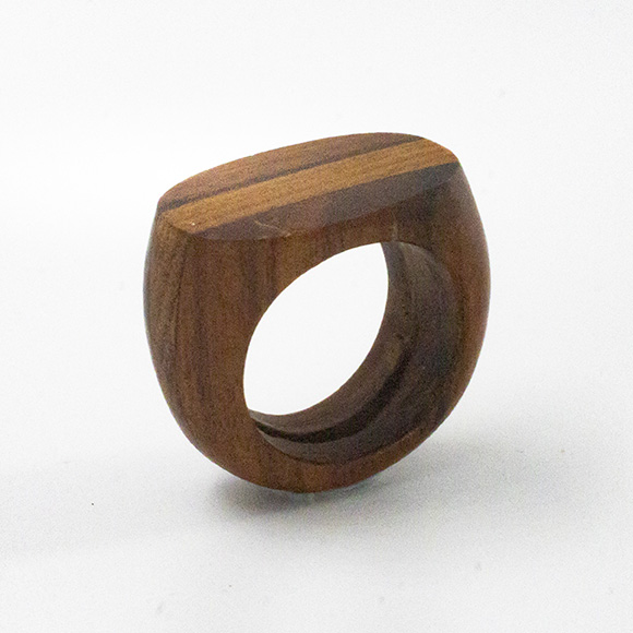 Anillo diseño coihue y luma